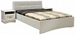 Кровать двойная с мягким изголовьем Турин П036.123М сосна карелия