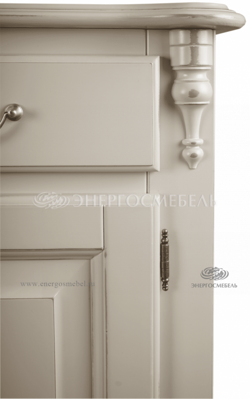 Прикроватная тумба Скандия (с дверью и ящиком), правое открывание
