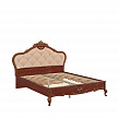 Кровать Барокко махагон с золотой патиной 160