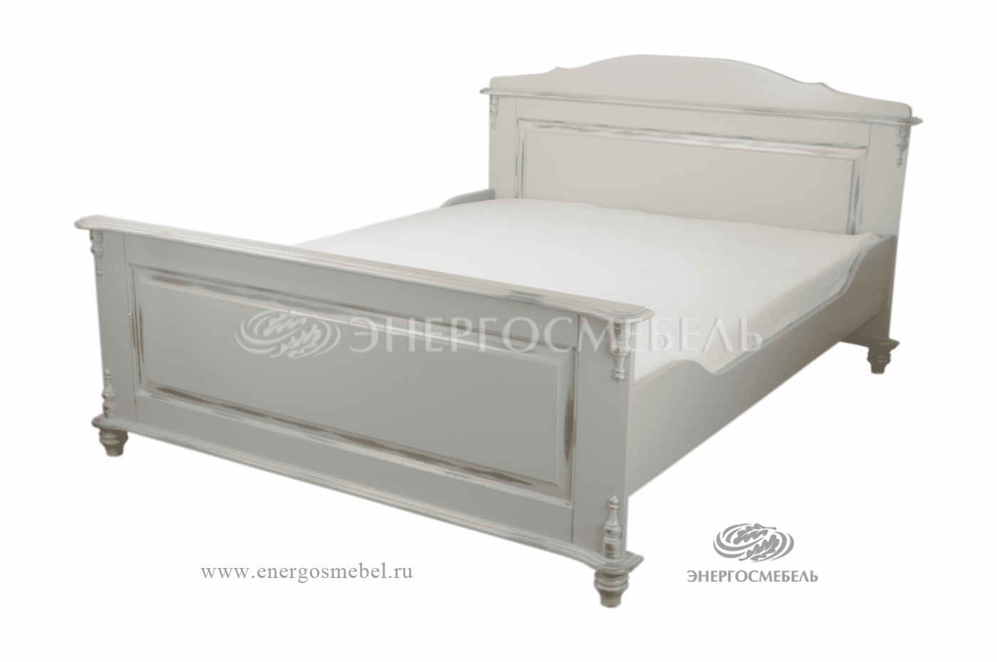 Кровать Скандия двойная (1600х2000), высокое изножье