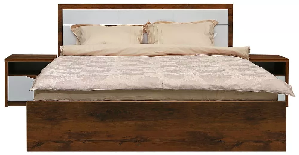 Кровать двойная с низким изножьем Монако