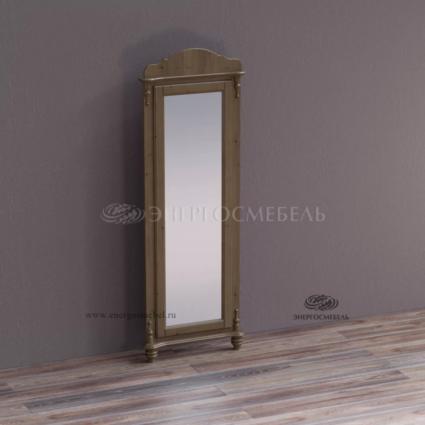 Зеркало Скандия напольное (крепление к стене)