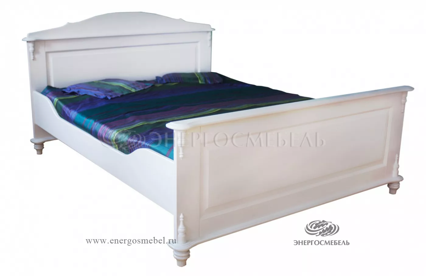 Кровать Скандия двойная (1800х2000), высокое изножье